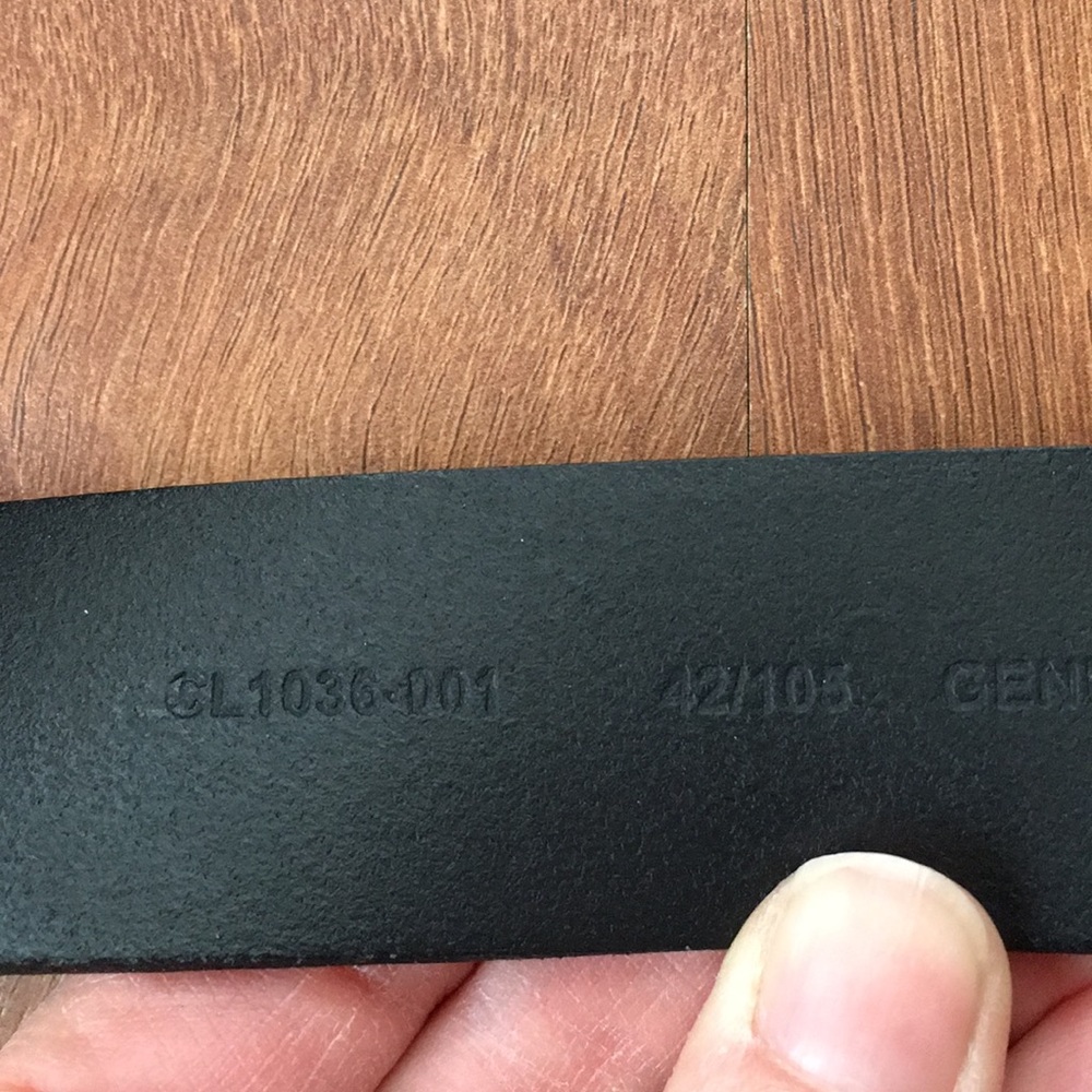BNWOT Black leather belt - Picture 5 of 8